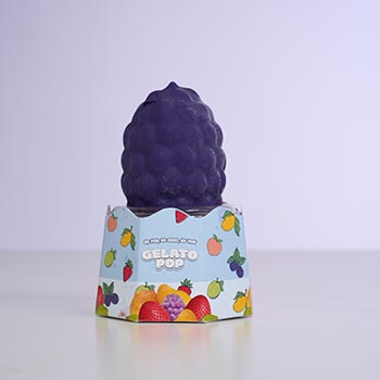 blackberry with support gelato pop