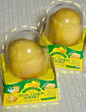 filled fruit lemon presentation gelato pop