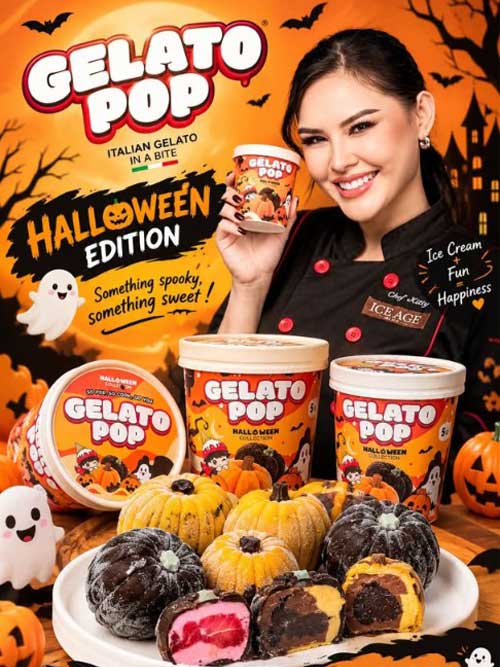 Halloween is coming, and ice cream is ready!
