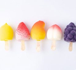 3D ice cream in shape of fruit