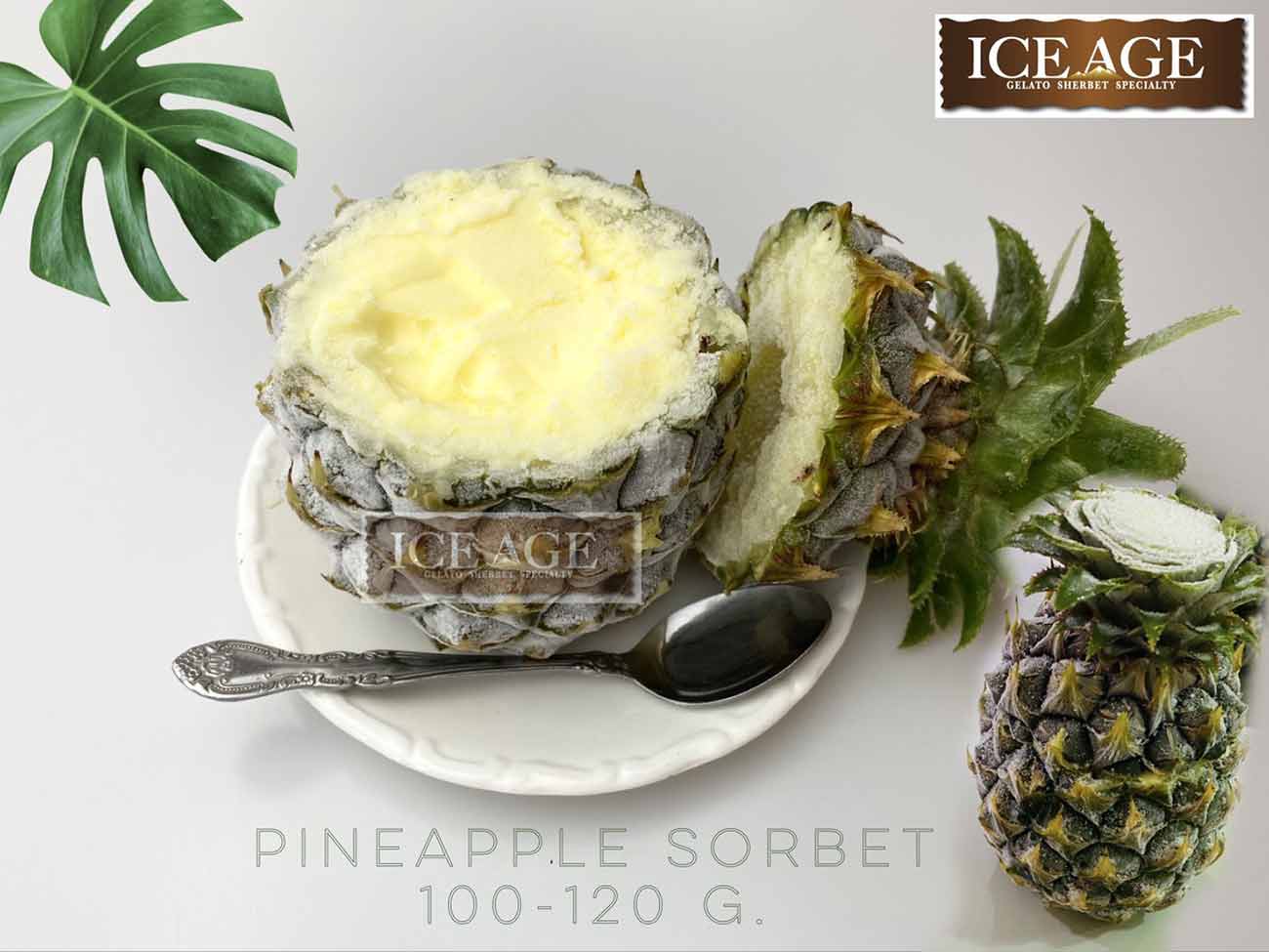 Pineapple sorbet