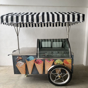 Small ice cream cart